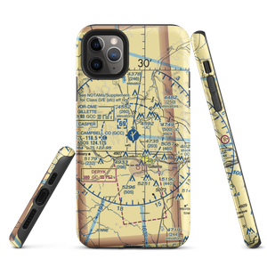 Gillette Campbell County Airport (GCC) VFR Sectional  Tough iPhone Case