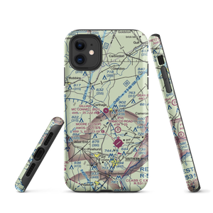 Gilliam-Mc Connell Airfield (BQ1) VFR Sectional  Tough iPhone Case