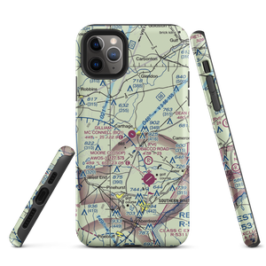 Gilliam-Mc Connell Airfield (BQ1) VFR Sectional  Tough iPhone Case