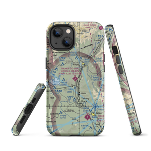 Gilmer County Airport (49A) VFR Sectional  Tough iPhone Case