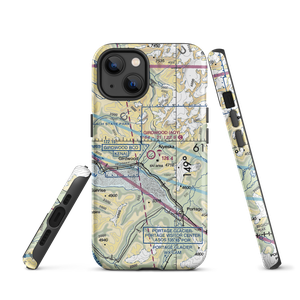 Girdwood Airport (AQY) VFR Sectional  Tough iPhone Case