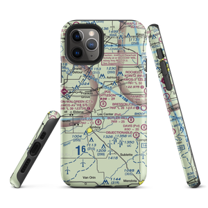 Gittleson Farms Airport (15IL) VFR Sectional  Tough iPhone Case