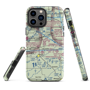 Gittleson Farms Airport (15IL) VFR Sectional  Tough iPhone Case