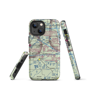 Gittleson Farms Airport (15IL) VFR Sectional  Tough iPhone Case