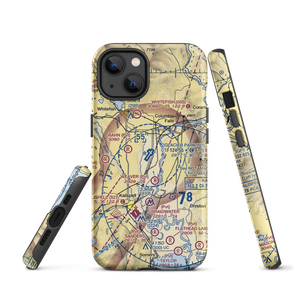 Glacier Park International Airport (GPI) VFR Sectional  Tough iPhone Case