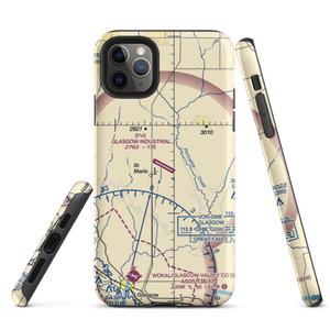 Glasgow Industrial Airport (07MT) VFR Sectional  Tough iPhone Case