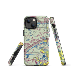 Glass Airport (TS74) VFR Sectional  Tough iPhone Case