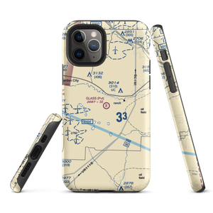 Glass Ranch Airport (TS13) VFR Sectional  Tough iPhone Case