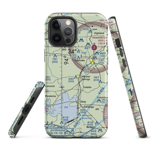 Glenn Winchester Airport (2AR6) VFR Sectional  Tough iPhone Case