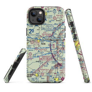 Glenn's Strip Ultralightport (LA75) VFR Sectional  Tough iPhone Case