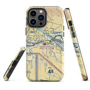 Glenns Ferry Municipal Airport (U89) VFR Sectional  Tough iPhone Case