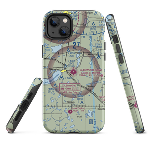 Glenwood Municipal Airport (GHW) VFR Sectional  Tough iPhone Case
