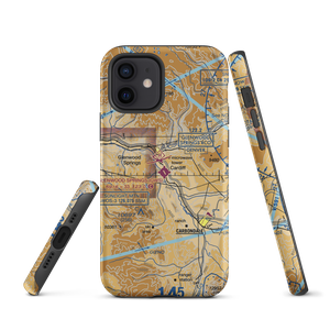 Glenwood Springs Municipal Airport (GWS) VFR Sectional  Tough iPhone Case