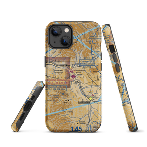 Glenwood Springs Municipal Airport (GWS) VFR Sectional  Tough iPhone Case