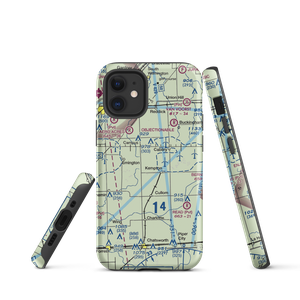 Godbee RLA Restricted Landing Area (47IL) VFR Sectional  Tough iPhone Case