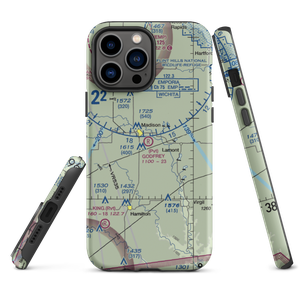 Godfrey Airport (SN91) VFR Sectional  Tough iPhone Case