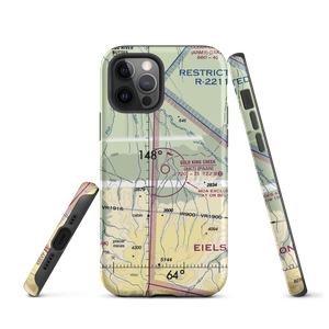 Gold King Creek Airport (AK7) VFR Sectional  Tough iPhone Case