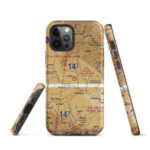 Golden Field (Yellow Hat) Airport (CO61) VFR Sectional  Tough iPhone Case