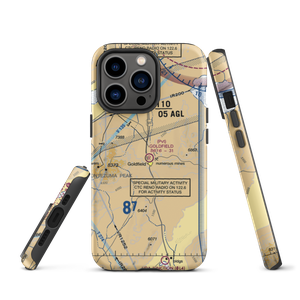 Goldfield Airport (NV50) VFR Sectional  Tough iPhone Case