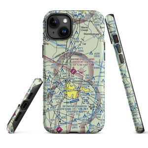 Goldsboro-Wayne Municipal Airport (GWW) VFR Sectional  Tough iPhone Case