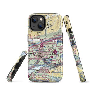 Gooding Lake Seaplane Base (2D3) VFR Sectional  Tough iPhone Case