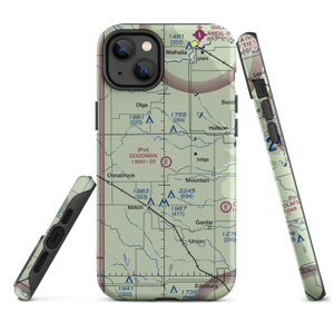 Goodman Strip (88ND) VFR Sectional  Tough iPhone Case