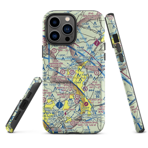 Goodnight's Airport (2NC8) VFR Sectional  Tough iPhone Case