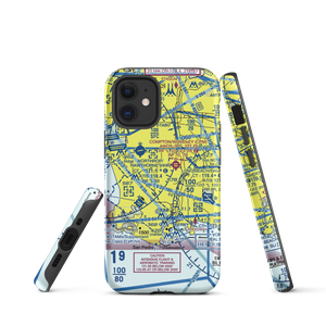 Goodyear Blimp Base Airport (64CL) VFR Sectional  Tough iPhone Case