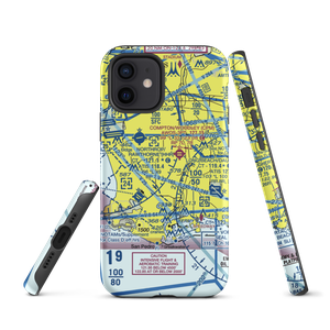 Goodyear Blimp Base Airport (64CL) VFR Sectional  Tough iPhone Case