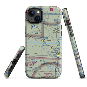 Gorman Airport (0TE6) VFR Sectional  Tough iPhone Case