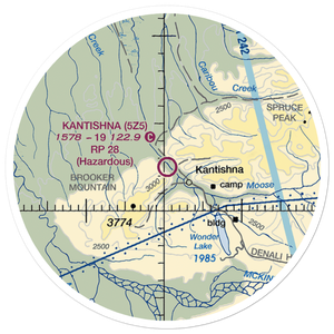 Kantishna Airport (5Z5) VFR Sectional Sticker (20 mile)