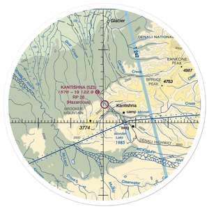 Kantishna Airport (5Z5) VFR Sectional Sticker (30 mile)