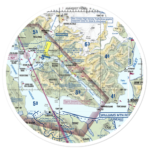 Juneau Harbor Seaplane Base (5Z1) VFR Sectional Sticker (30 mile)