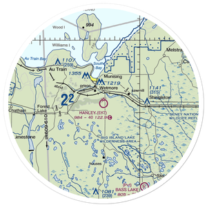 Hanley Field (5Y7) VFR Sectional Sticker (30 mile)