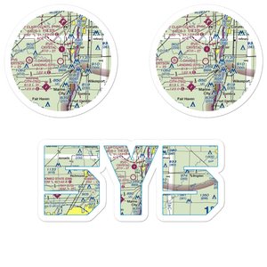 David's Landing Airport (5Y5) VFR Sectional Sticker Pack