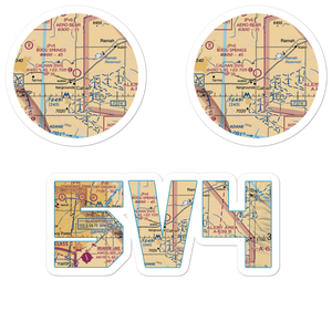 Calhan Airport (5V4) VFR Sectional Sticker Pack