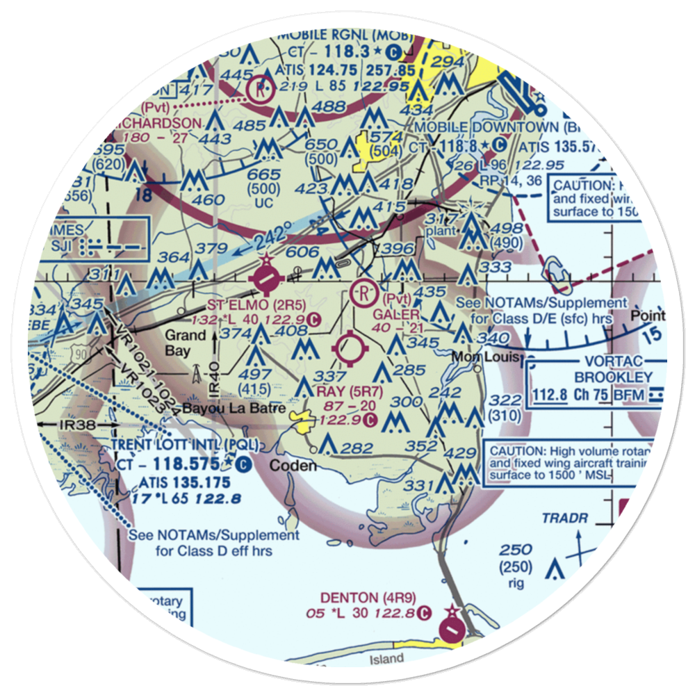 Roy E. Ray Airport (5R7) VFR Sectional Sticker (30 mile) 