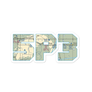 Bowdle Municipal Airport (5P3) VFR Sectional Sticker
