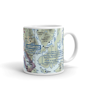 Ketchikan Harbor Seaplane Base (5KE) VFR Sectional  Mug