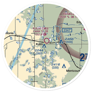 Pruetz Municipal Airport (5K9) VFR Sectional Sticker (20 mile)