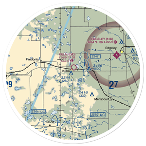 Pruetz Municipal Airport (5K9) VFR Sectional Sticker (30 mile)