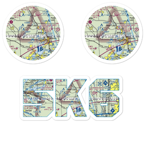 Westosha Airport (5K6) VFR Sectional Sticker Pack