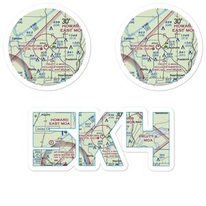 Schuy-Rush Airport (5K4) VFR Sectional Sticker Pack