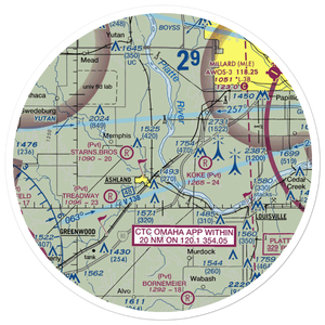 H. J. Paul Army Heliport (5K3) VFR Sectional Sticker (30 mile)