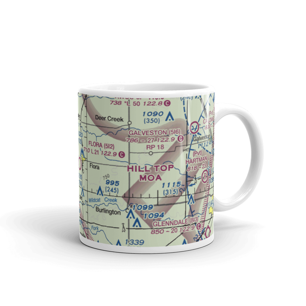 Flora Municipal Airport (5I2) VFR Sectional  Mug 