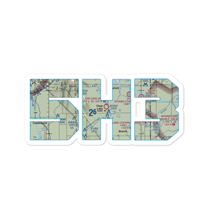 Clear Lake Municipal Airport (5H3) VFR Sectional Sticker