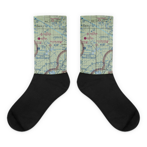 Eau Claire Lakes Airport (5G4) VFR Sectional Socks