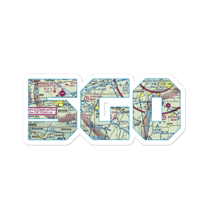 Le Roy Airport (5G0) VFR Sectional Sticker