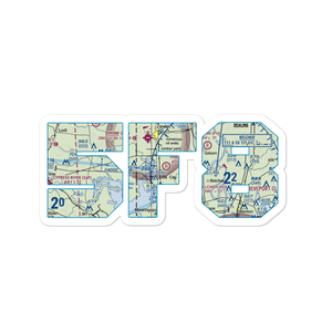 Thackers Airport (5F8) VFR Sectional Sticker