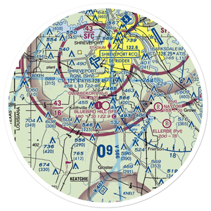 Bluebird Hill Airport (5F5) VFR Sectional Sticker (30 mile)